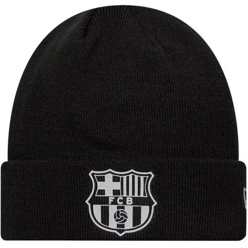 New Era Kape Core Cuff Beanie FC Barcelona Reflective Hat Črna Slike