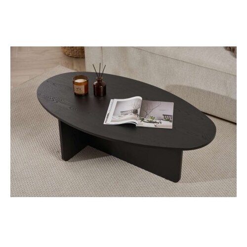 Nordure Klub sto Orba, 120x40x65 cm, Boja hrasta Slike