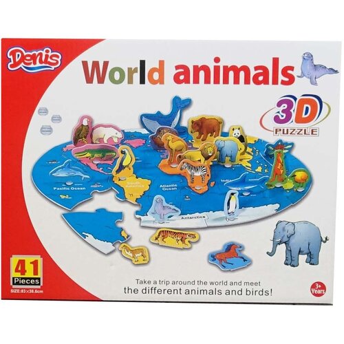 Denis Puzzle 3D Životinje sveta - 41 deo Slike