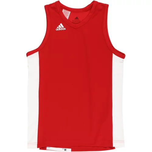 Adidas Funkcionalna majica 'N3XT Prime Game' rdeča / bela