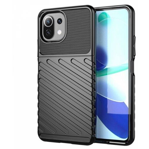 Onasi silikonski ovitek tunder armor za xiaomi mi 11 lite - črn Cene