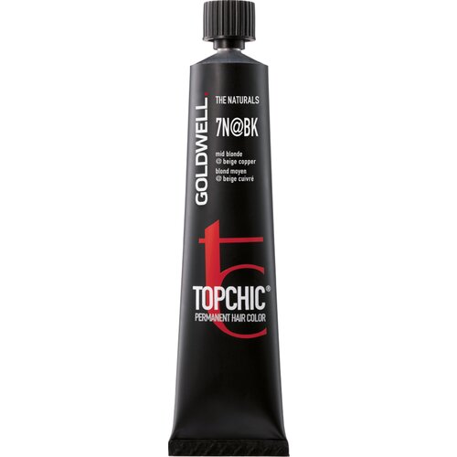 Goldwell Topchic Permanent Hair Color - 7N@BK mid blonde@beige copper Cene