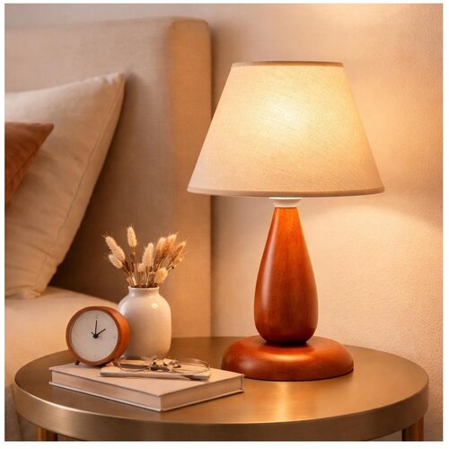  Stona lampa PERA 1xE27/60W/230V braon/bukva Cene