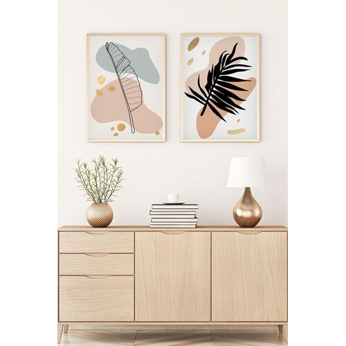 WALLXPERT Uramljena slika Huhu69, 50x70 cm, 2 dijela Cene