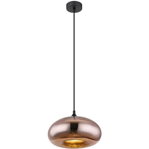 Globo 15571HC - Luster na sajli SELLY 1xE27/60W/230V bakreni Slike