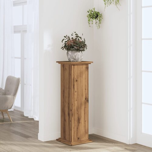 vidaXL Stojalo za rastline artisian hrast 33x33x100 cm inženirski les Cene