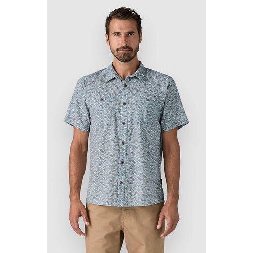 Patagonia Back Step Srajca mountain breeze / still blu Cene