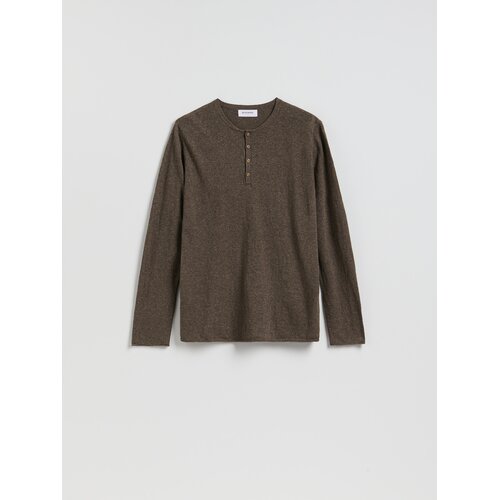 Reserved Henley džemper - boja antracita Cijene