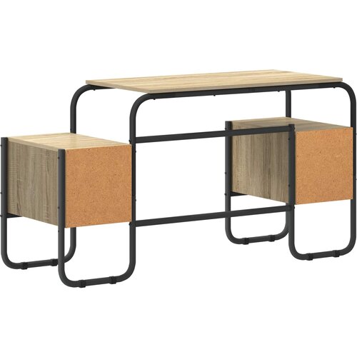  Stol s pohranom Hrast sonoma 145 x 50 x 75 cm Slike