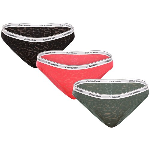 Calvin Klein 3PACK women&amp;#039;s briefs oversized multicolor Slike