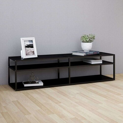 TV omarica črna 160x40x40,5 cm kaljeno steklo, (20732085) Slike