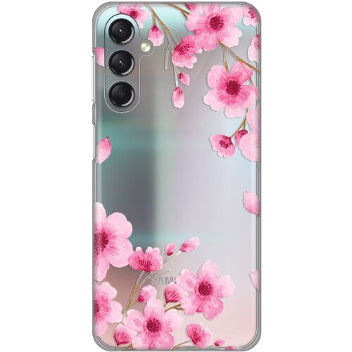 Torbica silikonska print skin za samsung A245F galaxy A24 4G rose flowers Slike