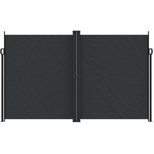  Bočna tenda na uvlačenje crna 200 x 1200 cm Slike