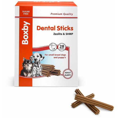 Boxby poslastica dental sticks puppy/small 320g Slike