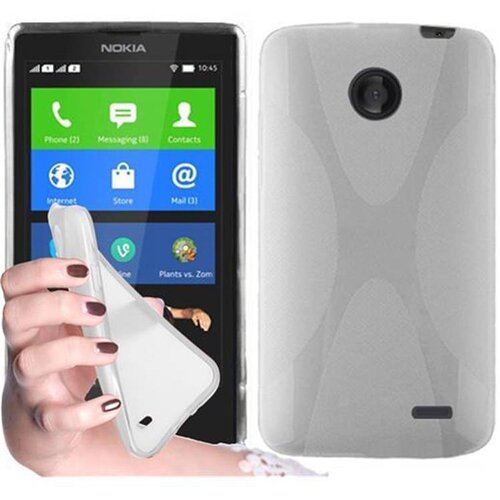 Cadorabo Primer združljiv z Nokia v pol prozorni - za&scaron;čitni pokrov, narejen iz fleksibilnega silikona TPU, (20592047) Cene