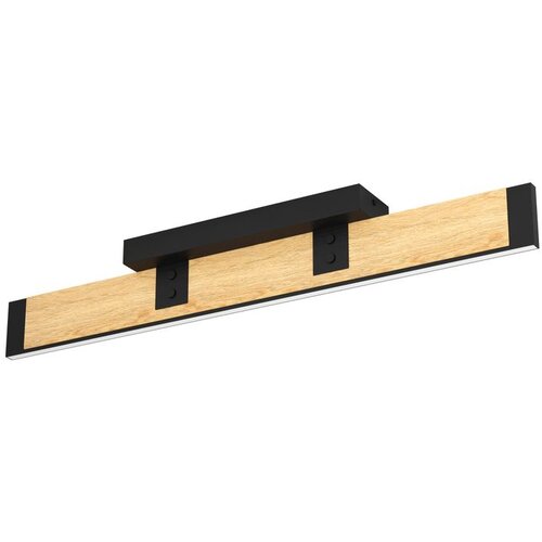 Eglo LED plafonjera CAMINARRO 27 W 77,5 cm crna drvo 3000K 390224 Slike