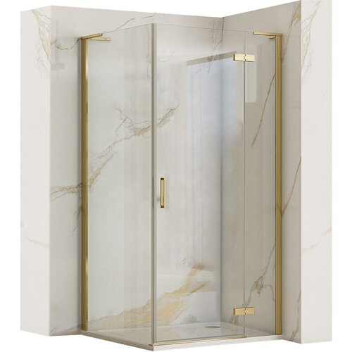 Rea Tuš kabina Hugo 80x90 Gold Brush Cijene