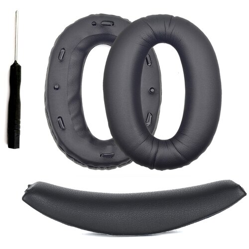INF Zamenljive ušesne blazinice in naglavni trak, združljivi s Sony WH-1000XM2/MDR-1000X Black, (5000116755) Cene