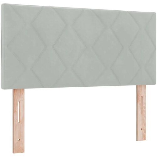  Podesivi krevet s madracem Svjetlosiva 120 x 190 cm Bar&amp;scaron;un - Svjetlosiva 120 x 190 cm Dizajn s rombovima Slike