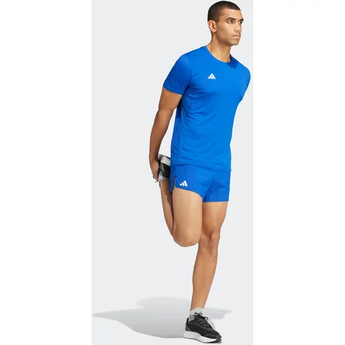 Adidas Tehnička sportska majica 'Adizero Essentials' plava / bijela