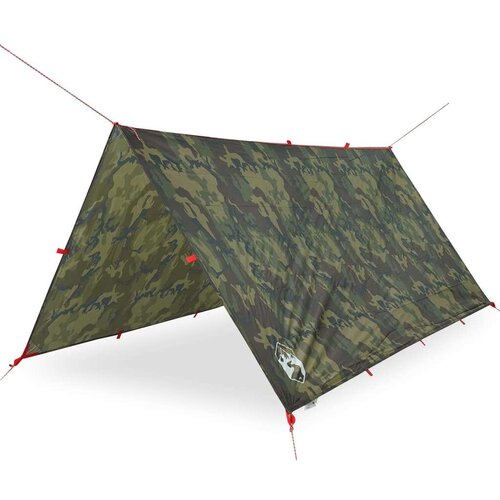 Cerada za kampiranje maskirna 306x306 cm vodootporna Slike