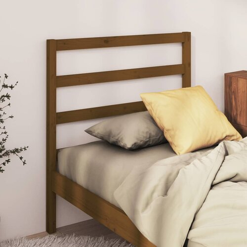 vidaXL Uzglavlje za krevet boja meda 106 x 4 x 100 cm masivna borovina Cijene