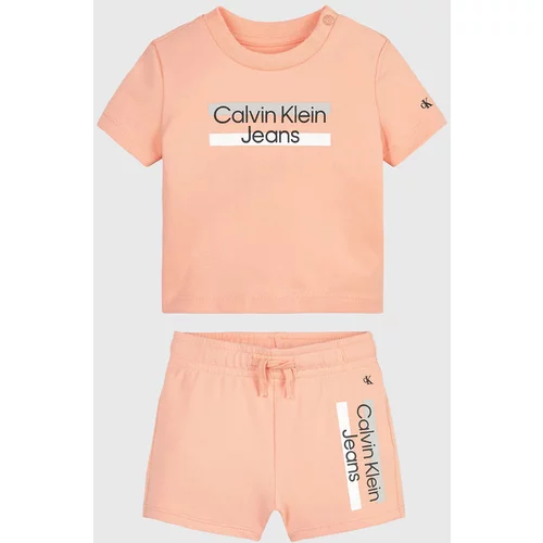 Calvin Klein Jeans Otroške pižame Oranžna