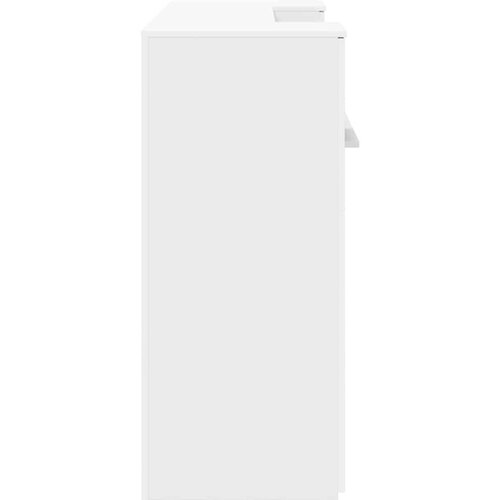 Recepcijski stol Bijeli 180x50x103,5 cm Inženirsko drvo Slike