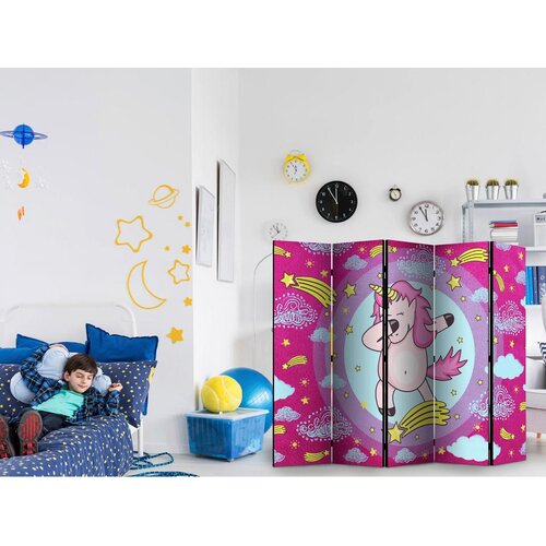 Artgeist Paravan Dancing Unicorn I, 5-Delni, Dvostranski Slike