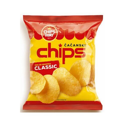 Chips Way čačanski čips classic 40g kesa Slike