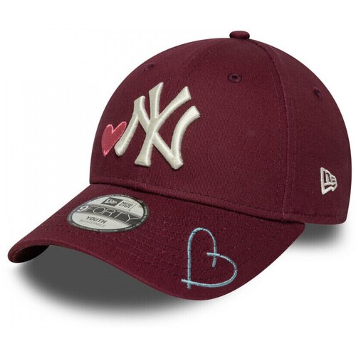 New Era Kape s &amp;scaron;iltom Youth heart icon 9forty neyyan Rdeča Slike