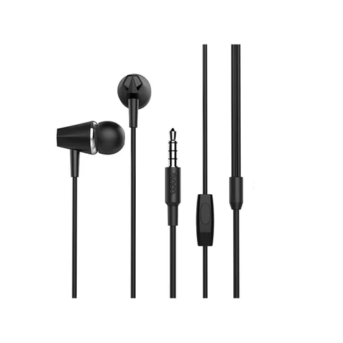 Hoco Stereo slušalke M34 z mikrofonom, črne barve