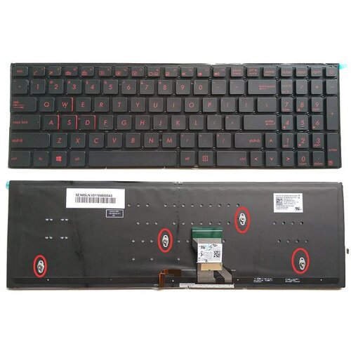  tastature za laptop asus FX502 FX502V FX502VD FX502VM FX502VM-AS73 mali enter Slike