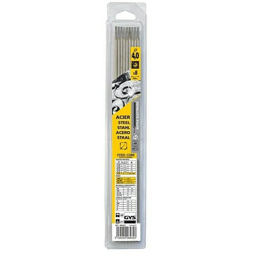 Gys Rutilne elektrode (Prikladno za: Čelik, Promjer: 4 mm, 8 Kom.) Cijene