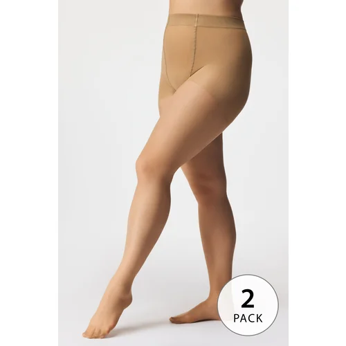Astratex 2PACK Hlačne nogavice Molly Plus Size 20 DEN Astratex 2PACK Hlačne nogavice Molly Plus Size 20 DEN