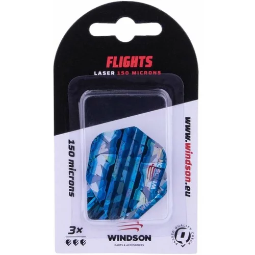 Windson FLUX LASER Set s tri pera za strelice, plava, veličina