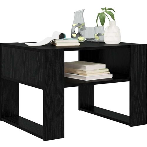  Stolić za kavu Crni hrast 66 x 53 x 45 cm Konstruirano drvo Slike