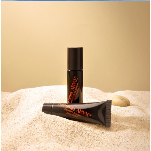 Arval Half Times Fast Tanning Bottle + Tube Set za&amp;scaron;čitno olje za pospe&amp;scaron;itev porjavelosti Slike