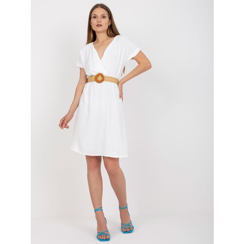 RUE PARIS Dress-CA-SK-6308.55-white Slike