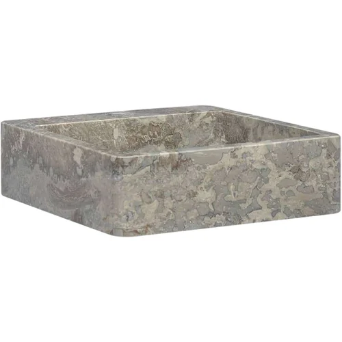  Umivaonik sivi 40 x 40 x 12 cm mramorni
