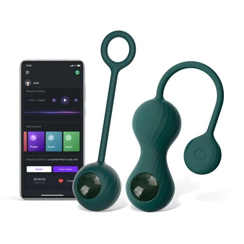 Magic Motion Kegel loptice Cristal Duo, Zelene Slike