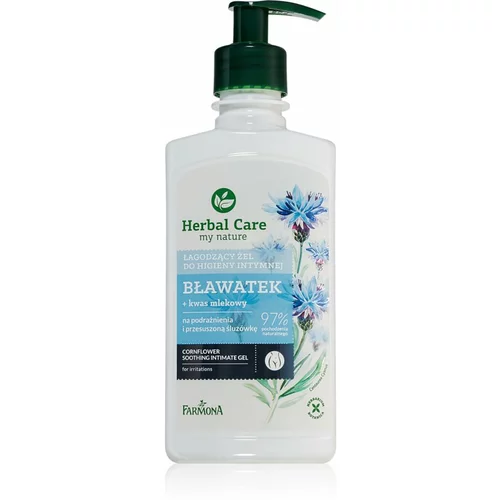 Farmona Herbal Care Cornflower umirujući gel za intimnu higijenu za osjetljivu i nadraženu kožu 330 ml