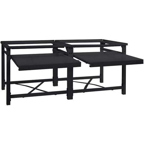  Pedestal za perilicu rublja 2 pcs Crna 120 x 56 x 52 cm Čelik Slike