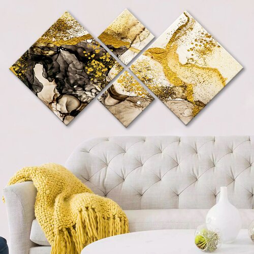 Wallity slika 4MDF1334224418, 60x115 cm, 4 dela Cene
