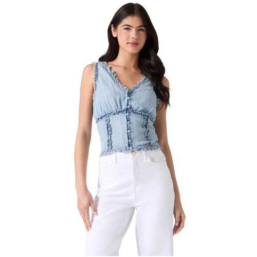 Guess denim ženski top Slike