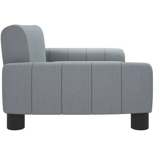  Krevet za pse svjetlosivi 70 x 45 x 30 cm od tkanine Slike