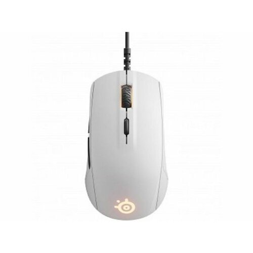 Steelseries RIVAL 110, Gaming optical mouse, 7200 CPI, 240 IPS, mechanical switches, white miš Slike