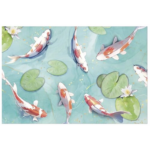  Plakat - Pond in Japan 60x40 Bez okvira Slike