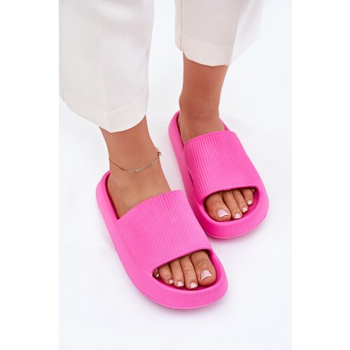Boto Women's Platform Slippers With Cutout Fuchsia Ameira Cene