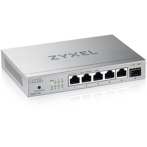 Zyxel XMG-105 5 Ports 10 /2,5G MultiGig Switch unmanaged Slike